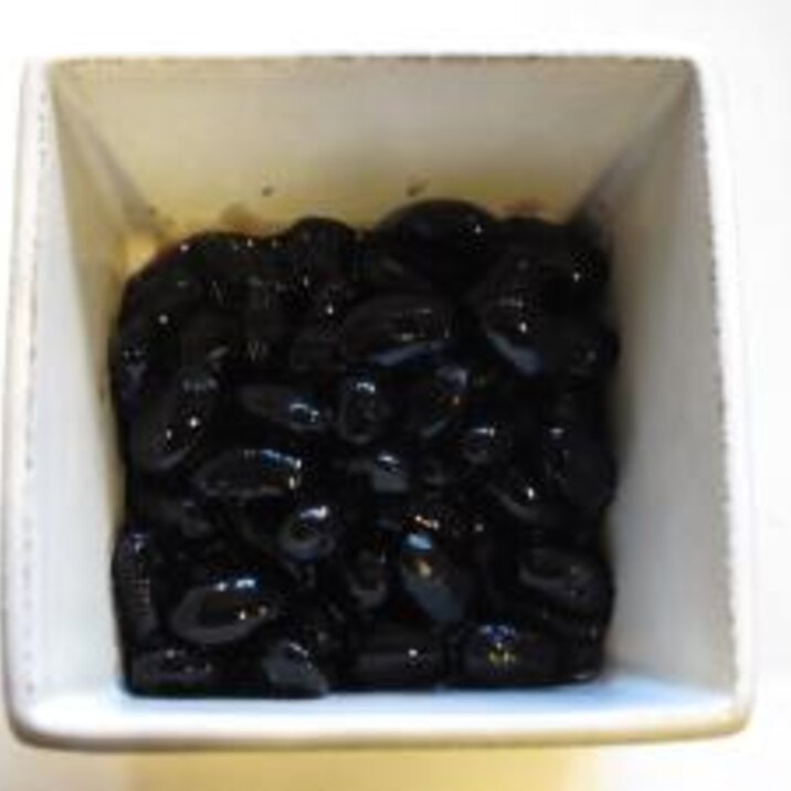 離乳食に!ビールのつまみに!鉄分たっぷりの黒煮豆